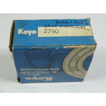 KOYO 2790 Tapered Roller Bearing 