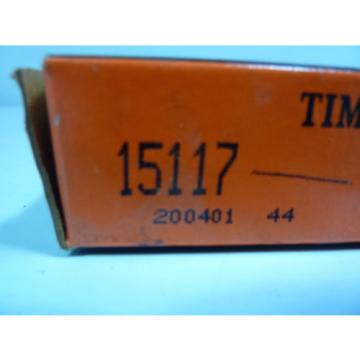 Timken 15117 Tapered Roller Bearing   NEW