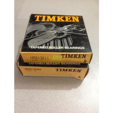 NEW TIMKEN TAPERED ROLLER BEARING HM813849 WITH BEARING RACE HM81311