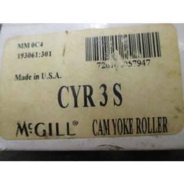 NEW Mcgill CRY-3S Cam Yoke  Roller Bearing