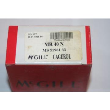McGill MR-40-N Needle Roller Bearing MR40-N  * NEW * condition