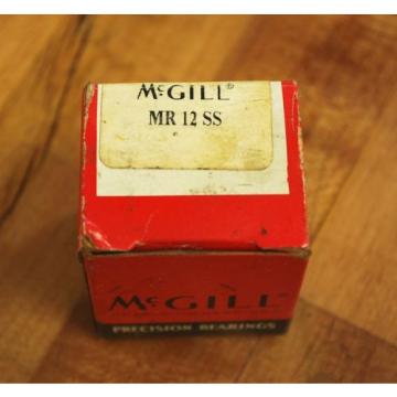 McGill MR12SS Caged Needle Roller Bearing MR12SS - NEW