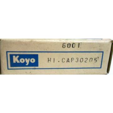 KOYO BEARINGS, TAPERED ROLLER BEARING, 30205, 25 X 52 X 16.25MM